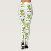 Hier ben ik schattige kikker Thunder_Cove Leggings (Achterkant)