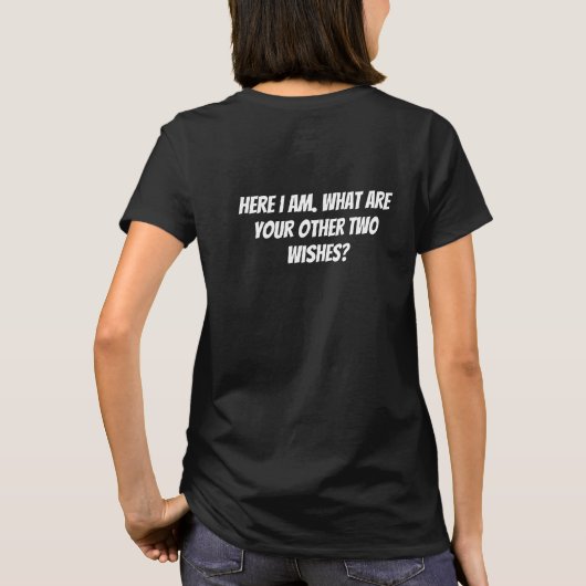 hier ben ik t-shirt (Achterkant)