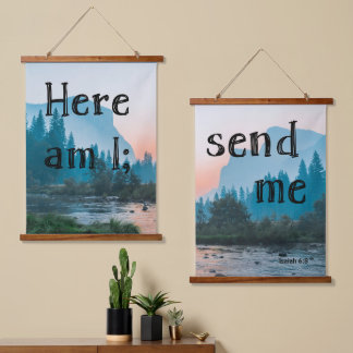 Hier ben ik - Tapestry Duo Hangend Wandkleed