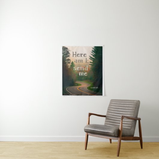 Hier ben ik - Tapestry Wandkleed (In situ)