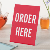 HIER BESTELLEN RECLAMEBORD MET VOETSTUK (Insitu)