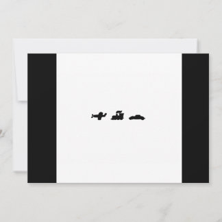 Hier, daar, en overal Vrijgezellenfeest Kaart