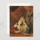 Hier en Sorrow Sit. Briefkaart (Voorkant / Achterkant)