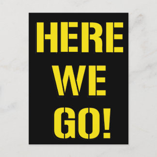 Hier gaan we briefkaart