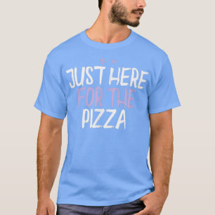 Hier gekleurde hartstilte voor het Gezegde Pizza T-shirt