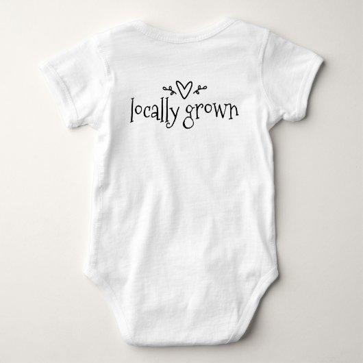 Hier groeien we weer romper (Achterkant)