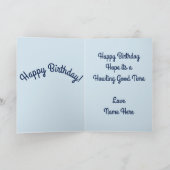 Hier had je een verjaardag kaart (Binnen)