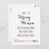 Hier is aan Sterk Briefkaart van de Pijl van het C (Voorkant / Achterkant)