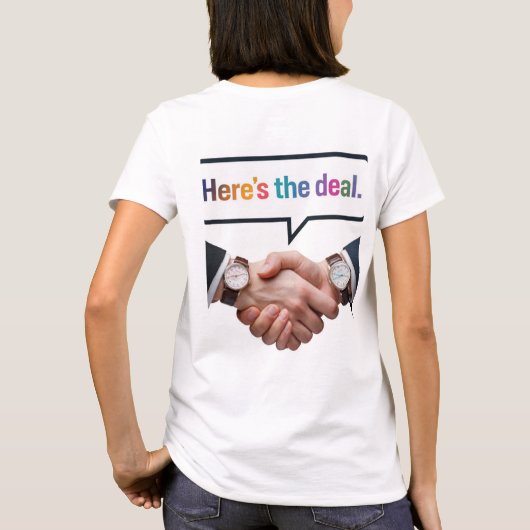 Hier is de deal t-shirt (Achterkant)