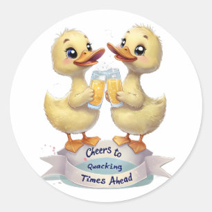 Hier is de geoptimaliseerde lijst voor "Cheers to  Ronde Sticker