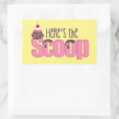 Hier is de Scoop Ice Cream sticker (Tas)