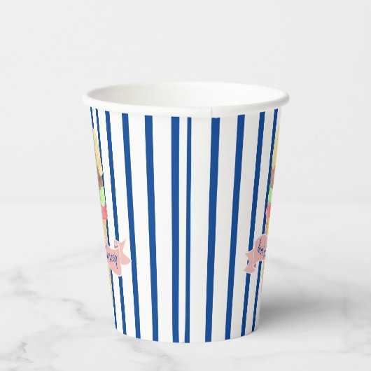 Hier is de Scoop Paper cup Papieren Bekers (Rechts)