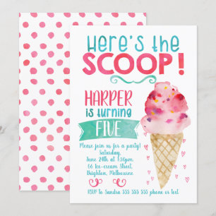 Hier is de uitnodiging van de Scoop Ice Cream op z