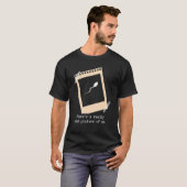 Hier is een echt oud Afbeelding van me Sperm T-shirt (Voorkant volledig)