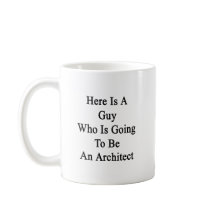Hier is een man die een architect gaat worden