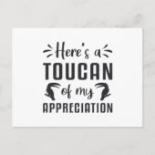 Hier is een Toucan van mijn waardering vogels Touc Briefkaart (Voorkant)