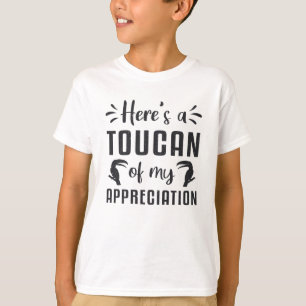 Hier is een Toucan van mijn waardering vogels Touc T-shirt