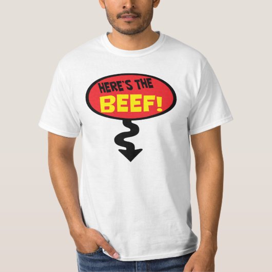 Hier is het BEEF! T-shirt (Voorkant)