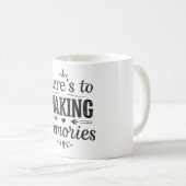 Hier is het maken van herinneringen cadeau koffiemok (Voorkant rechts)