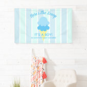 Hier is het Scoop Ice Cream Summer Baby shower Spandoek (Insitu)