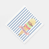 Hier is het servet van het Scoop Paper (Hoek)