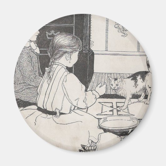 Hier Kat Magneet (Voorkant)