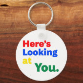 Hier kijk je naar jou. sleutelhanger (Voorkant)