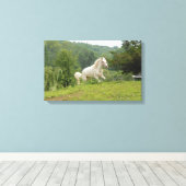 Hier kom ik canvas afdruk (Insitu (Houten vloer))