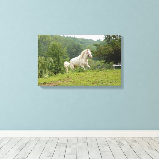 Hier kom ik canvas afdruk (Insitu (Houten vloer))