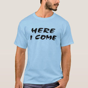 Hier Kom Ik Daar Ga Ik Dirt Bike Motocross T-Shirt
