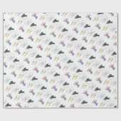 Hier komt Baby Cadeaupapier (Vlak)