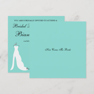 Hier komt de Bride Blauwgroen Blauwe Partij van he Kaart