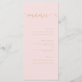 Hier komt de Bride Menu