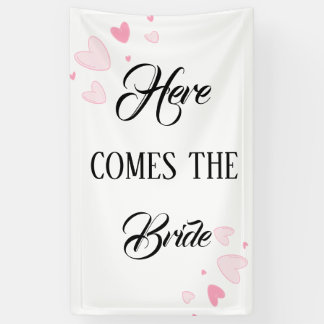 Hier komt de bride spandoek