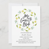 Hier komt de bruid | Aankondiging van de datum (Voorkant)