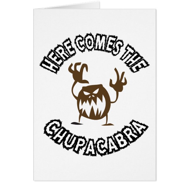 Hier komt de chupacabra (Voorkant)