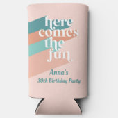 Hier komt de Fun Birthday Bachelorett Koelbox (Voorkant)