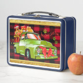 Hier komt de kerstparade van Santa Pws (In situ)