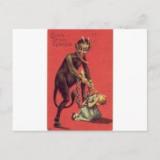 Hier komt de Krampus! 2 Briefkaart