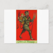 Hier komt de Krampus! Briefkaart (Voorkant)