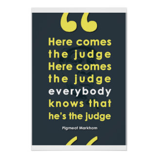 Hier komt de rechter - Pigmeat Markham Perfect Poster