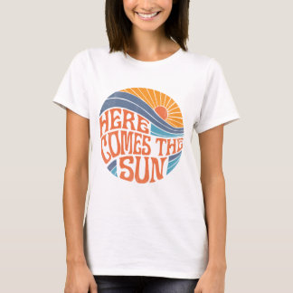 Hier komt de Retro van de Zon 60's Surf zomer T-shirt