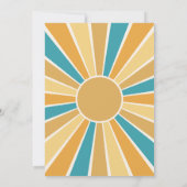 Hier komt de Son Co-Ed Baby shower uitnodiging (Achterkant)