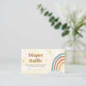 Hier komt de Son Retro Sunshine Luier Raffle Informatiekaartje (Staand voorkant)