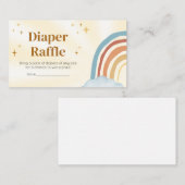 Hier komt de Son Retro Sunshine Luier Raffle Informatiekaartje (Voorkant / Achterkant)