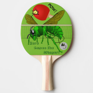 Hier komt de Stinger Funny Table Tennis Paddle Tafeltennisbatje