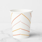 Hier komt de Sun Boho Sunshine verjaardagsbrief Cu Papieren Bekers (Rechts)