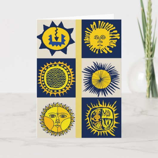 Hier komt de Sun - Del Sol Celebration Kaart (Voorkant)