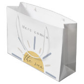 Hier komt de Sun Gift Bag Groot Cadeauzakje (Achterkant Gekanteld)