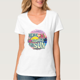 Hier komt de Sun Retro Tropical Hawaiian Beach T-shirt